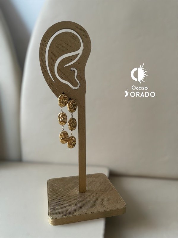 Producto - Aros Noir dorados