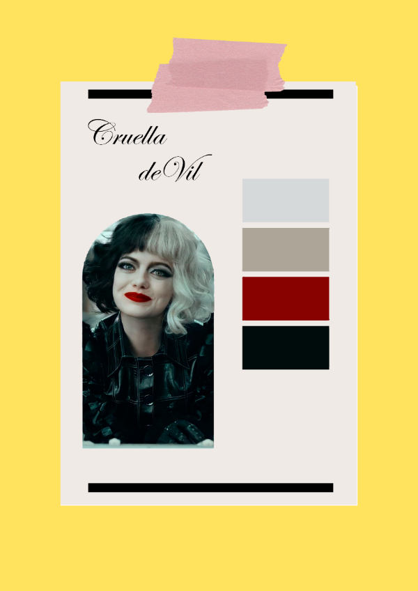 Producto - poster personajes: cruella de vil