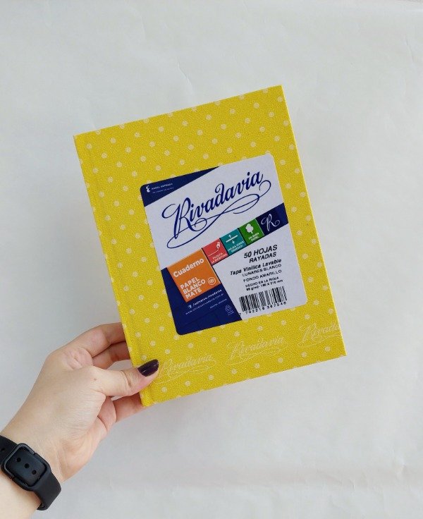 Producto - Cuaderno A5 50hjs Rayadas Rivadavia Puntos