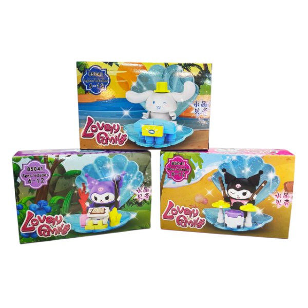 Producto - Simil LEGO Kuromi Sanrio Personaje + Accesorios