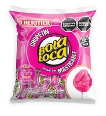 Producto - BOLA LOCA TUTTI FRUTTI C/ CHICLE X24