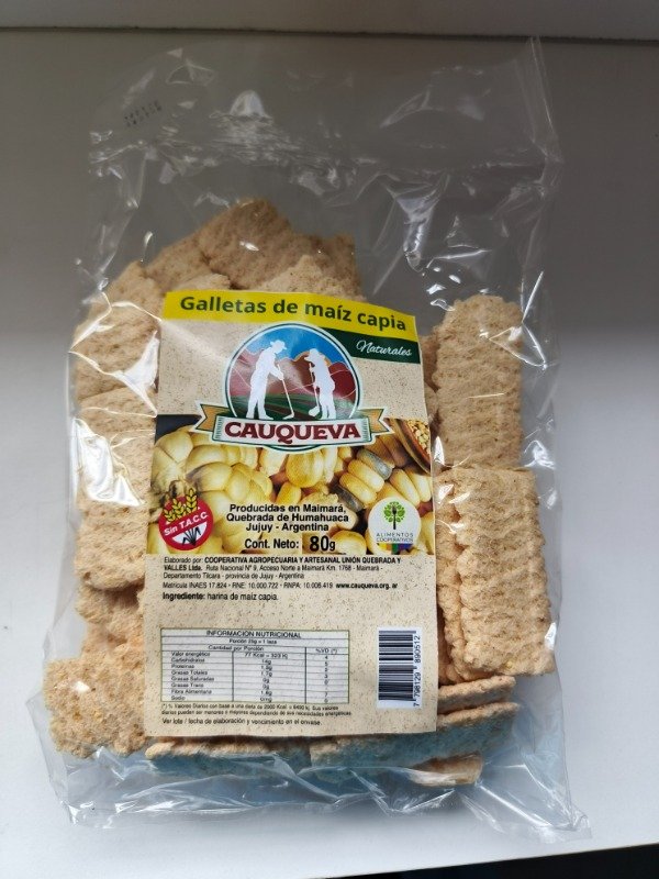 Producto - GALLETAS DE MAIZ Y HIERBAS  x 40grs