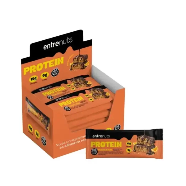 Producto - Barrita Proteica Entrenuts Naran Choco x 10u