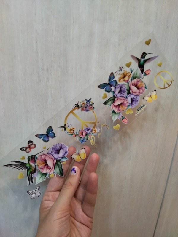 Producto - UV Tiras 8x28cm Colibrí #1