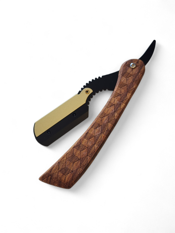 Producto - Navaja mozku de madera doble filo