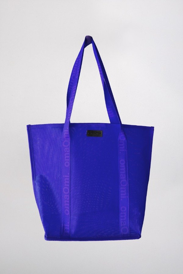 Producto - Bolso Tote PVC Summer Flower Azul