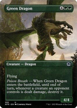 Producto - Green Dragon Borderless  Adventures in the Forgotten Realms