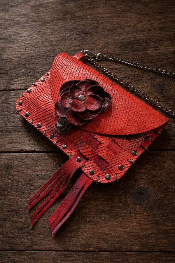 Producto - Cartera cuero 22:22 Red - 2