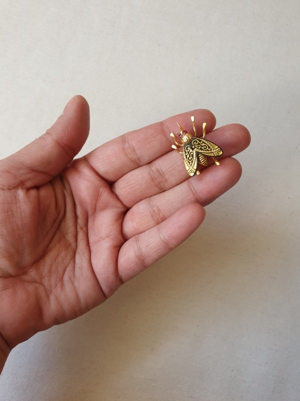Producto - Brochecito Mosquita Damasquinado de Toledo 70s - 4