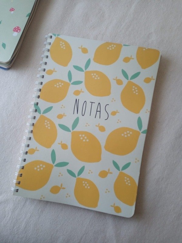 Producto - Cuaderno A4 Rayado LIMONES