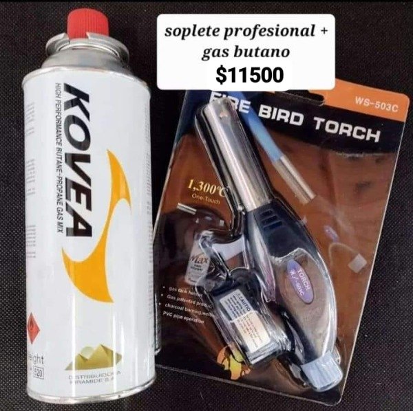 Producto - COMBO SOPLETE PROFECIONAL +GAS BUTANO