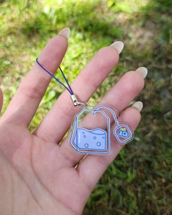 Producto - Phone Charm Tecito Azul