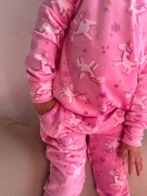 Producto - Pijama Plush Unicornio Rosa
