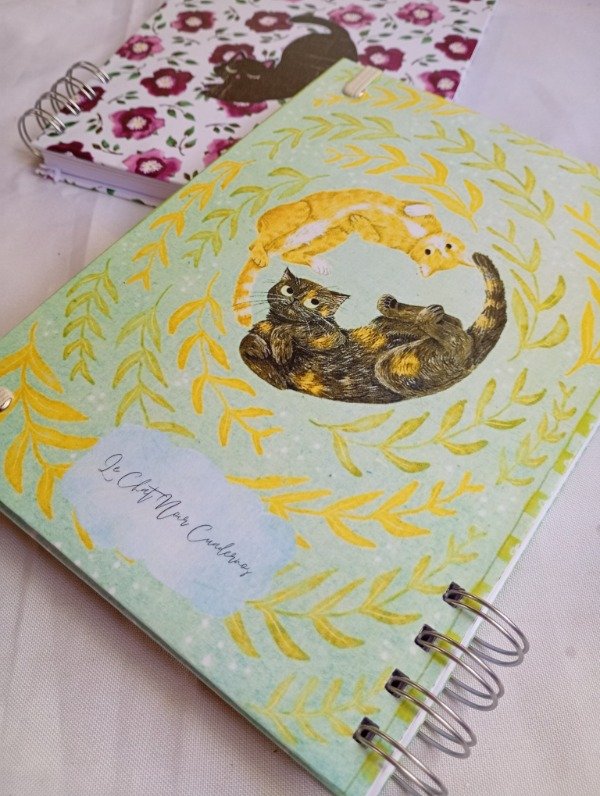 Producto - SketchBook A5 anillado gatitos - 2