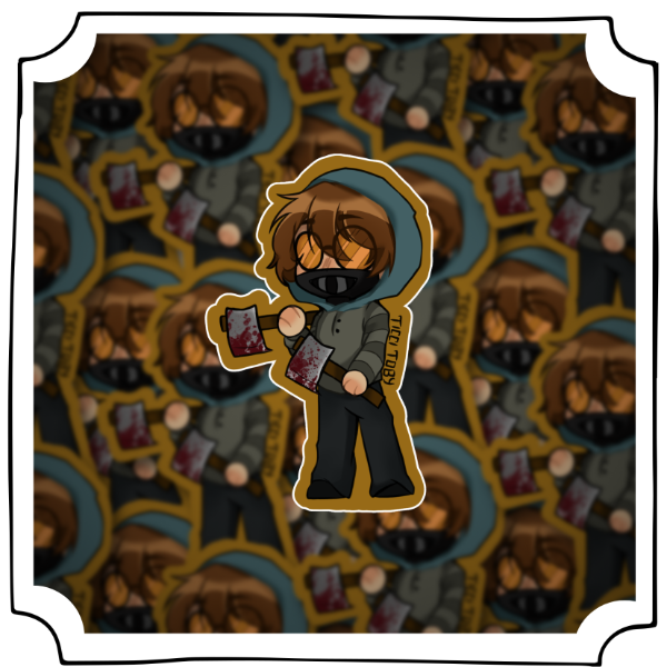 Producto - Sticker 8cm Ticci Toby