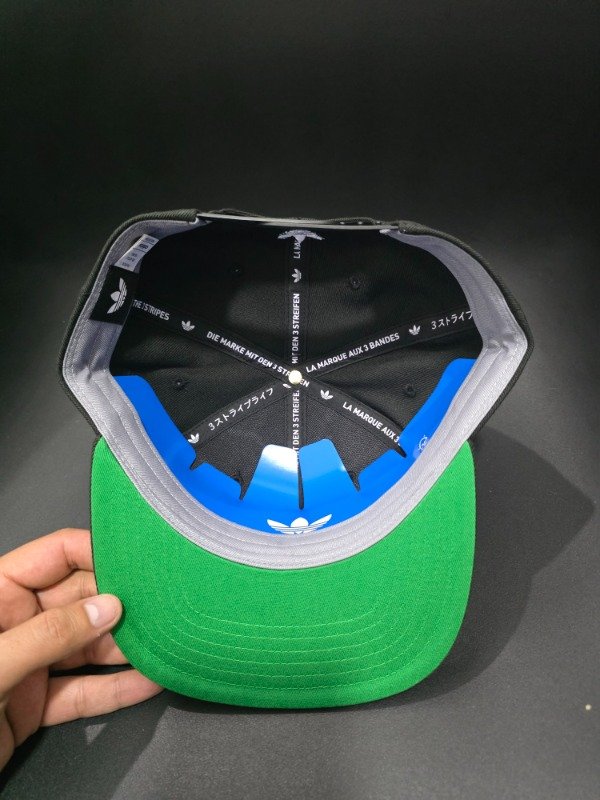 Gorra Adidas Originals Snapback 2026 black/green — imagen 7