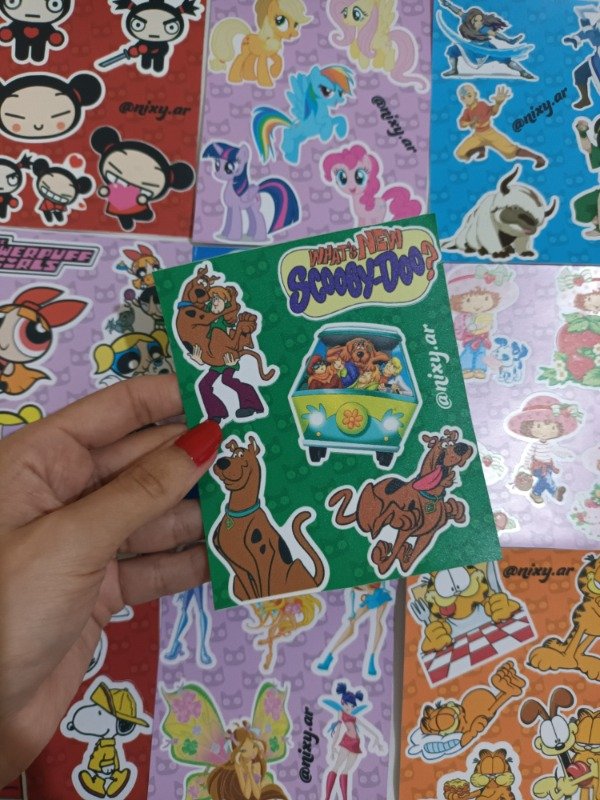 Producto - Plancha de stickers Scooby Doo