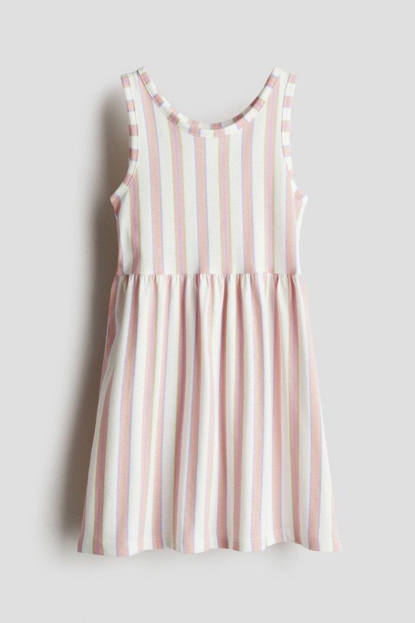 Producto - HyM vestido rayado rosa celeste