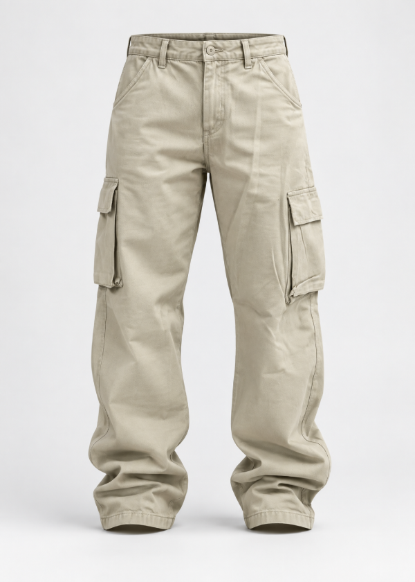 Producto - Jean Cargo Mom Beige - 2