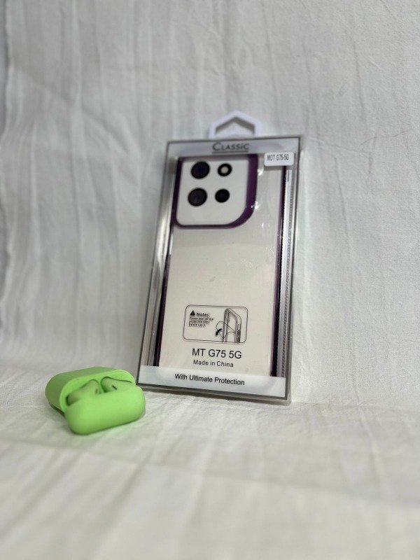 Producto - G75 funda tpu premium borde violeta