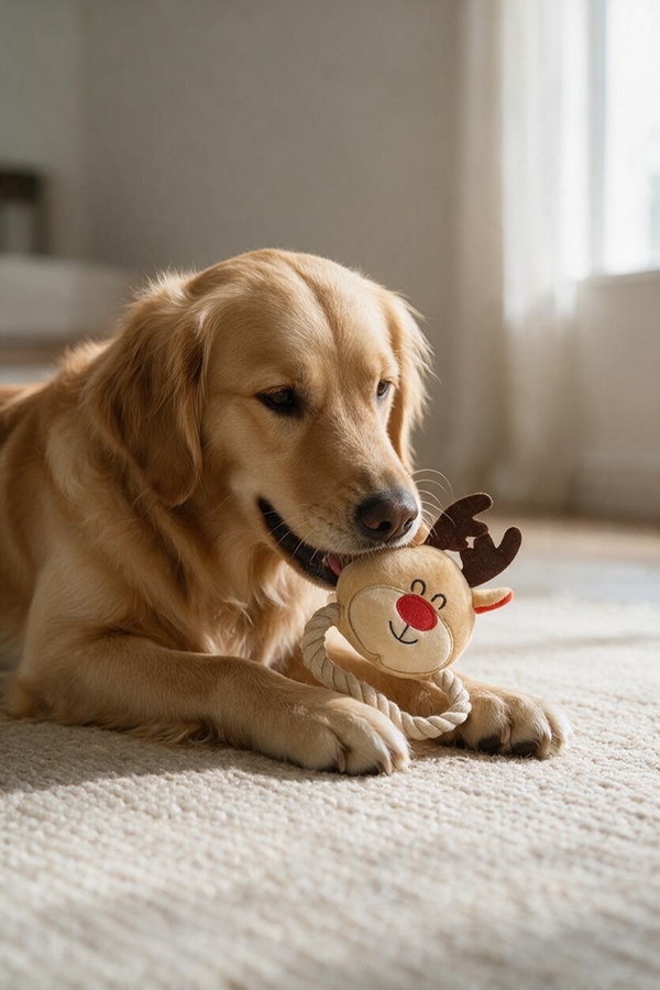 Producto - JUGUETE PELUCHE NAVIDEÑO CON CHIFLE - 1