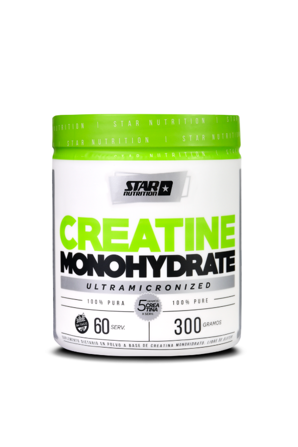 Producto - Creatina Micronizada 300 Grs / 60 Servicios Star Nutrition Sin Tacc
