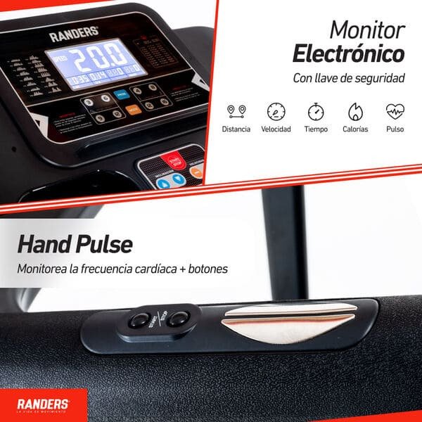 Producto - Cinta Motorizada RANDERS ARG-780-X Hasta 150 kg - 4