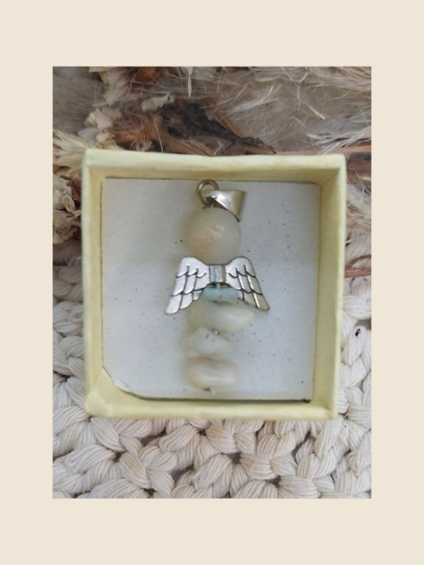 Producto - Dije Ángel amazonita