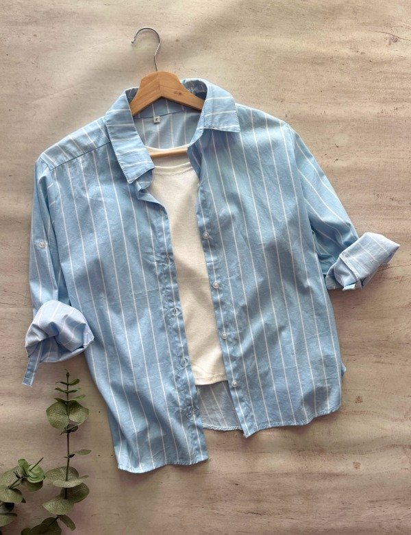 Producto - CAMISA POPLIN RAYADA (RM0725)