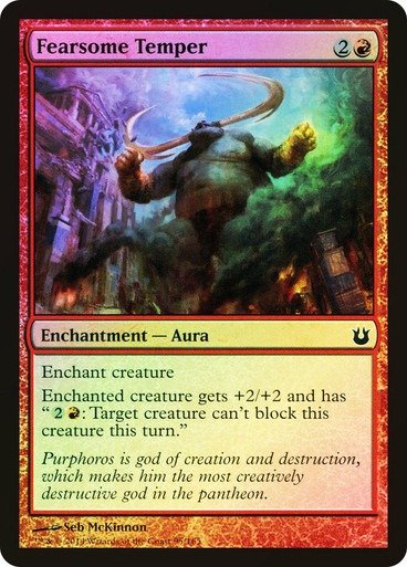 Producto - Fearsome Temper Foil  Born of the Gods