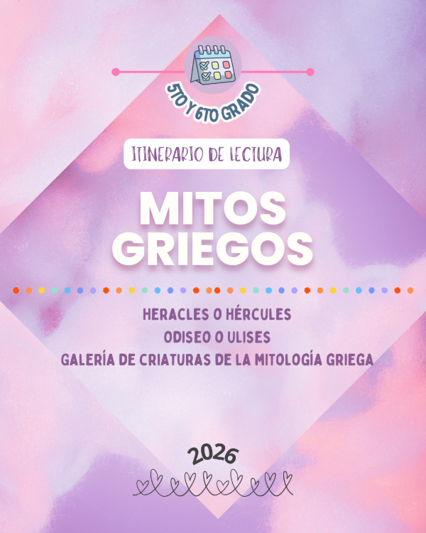 Producto - Itinerario de Lectura 5to y 6to Grado Mitos Griegos - 0