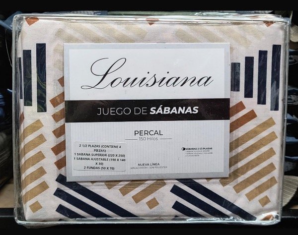 Producto - Sabanas Lousiana 2 y 1/2