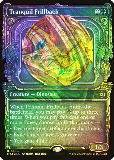 Producto - Tranquil Frillback (Showcase) (Halo Foil)