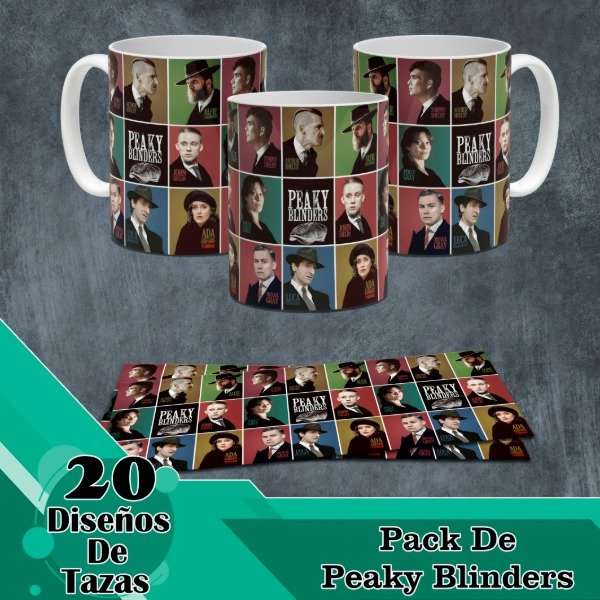 Producto - Diseños Digitales / Plantillas Para Tazas De Peaky Blinders