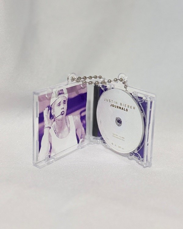 Producto - Llavero Mini Cd JOURNALS Justin Bieber con NFC - Llaveros - 1