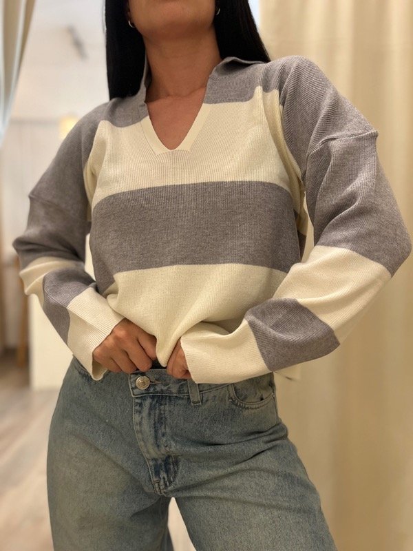 Producto - Sweater chomba rayado - 0