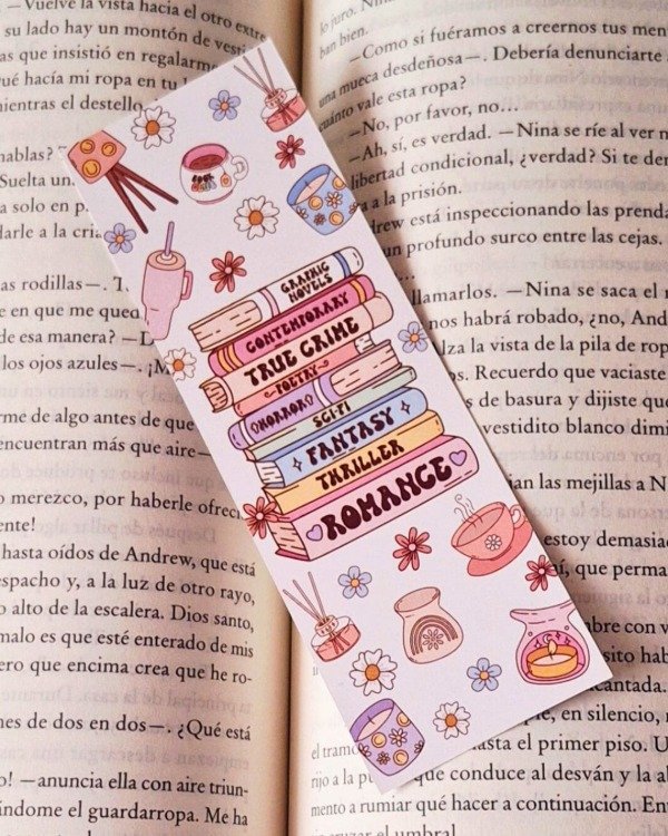 Producto - Marcapáginas "Cosy bookish"