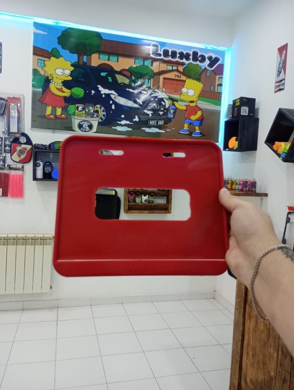 Producto - Porta Patente Roja