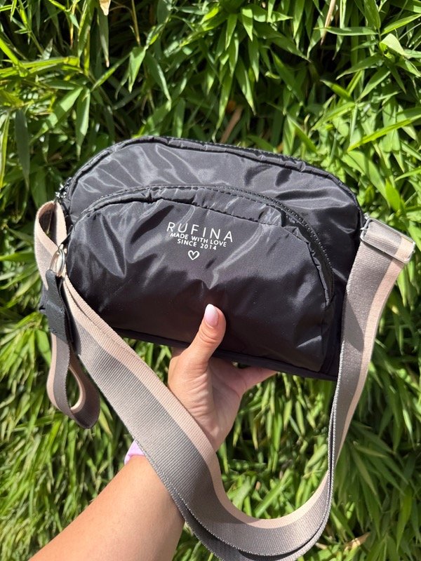 Producto - Morral Rufina tira rayada verde