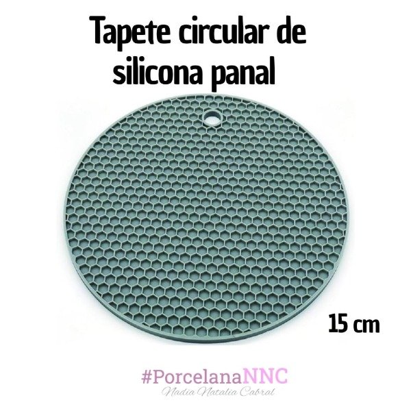 Producto - Tapete circular de  silicona panal