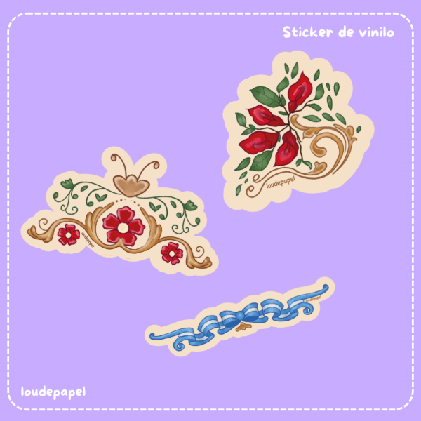 Producto - Filetado porteño - Pack de Stickers
