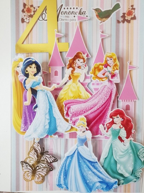 Producto - Set personalizable Princesas Disney