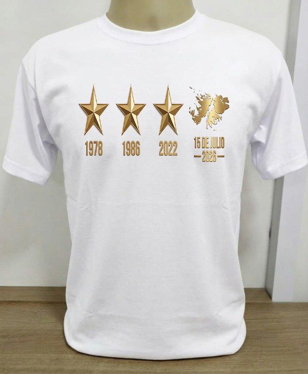 Producto - Remera  unisex Tres estrella - 0