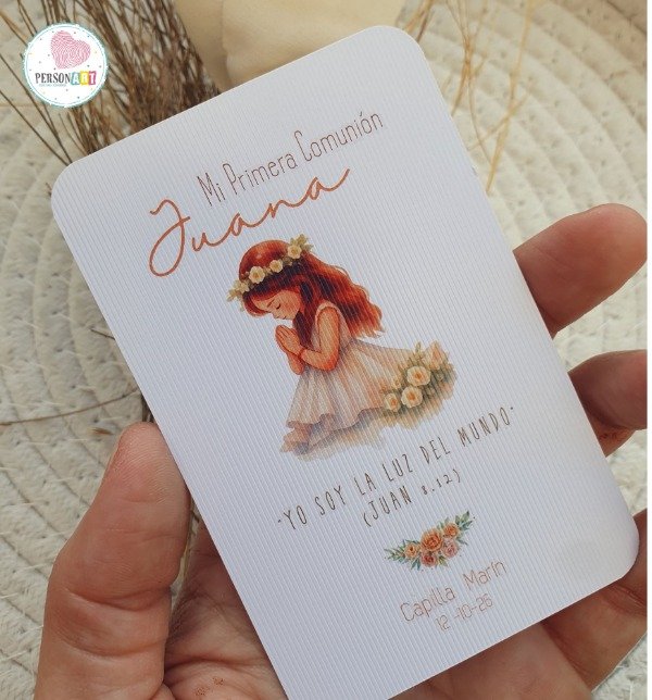 Producto - Estampita comunion Nena - 3