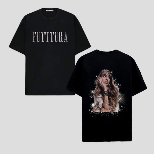 Remera futttura doble estampa
