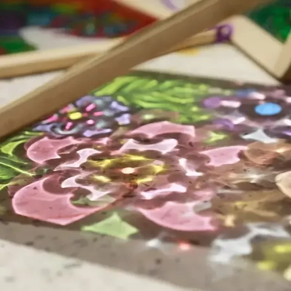 Producto - Cuadro DIY. Manualidad. Arma el dibujo con pegatinas de gel. - 5