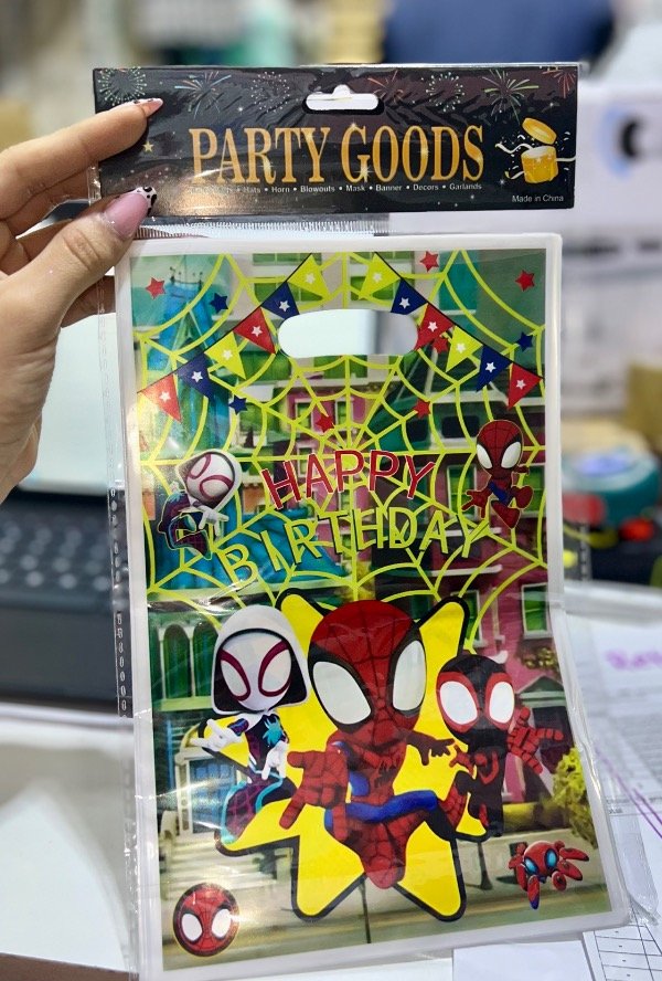 Producto - Bolsitas de Spiderman para cumpleaños
