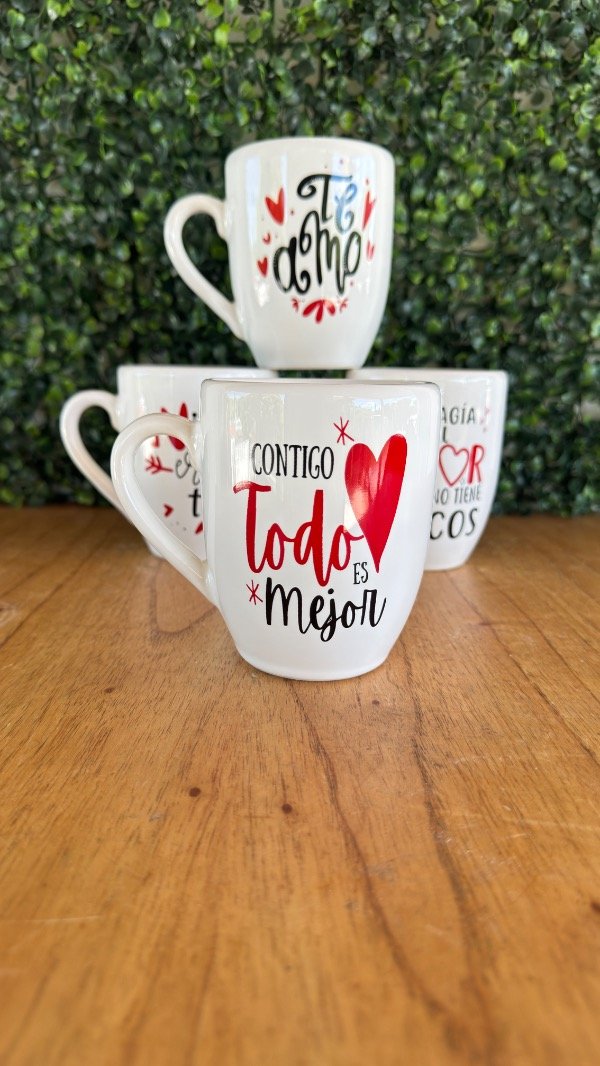 Producto - Taza frase amor rojo - 1