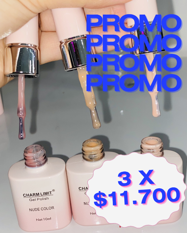Producto - PROMO x3 ESMALTES NUDE