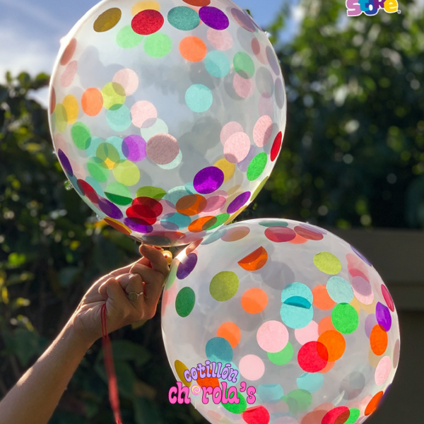 Producto - REDONDO CONFETTI 12" - 6 UNIDADES